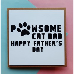 Cat dad - fathers day card