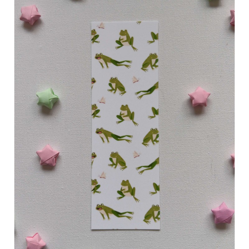 Frog bookmark.