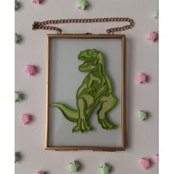 Small T-rex wall art