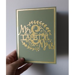 Custom greeting card